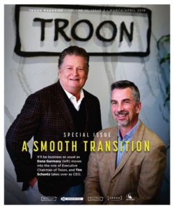 March/April 2019 Issue Cover Story A Smooth Transition—It'll be business as usual as Dana Garmany moves into the role of Executive Chairman of Troon, and Tim Schantz takes over as CEO. Profile: Golf Course Living—Living in a golf course community is an ideal setup for many. From Hawaii to Panama to Wyoming to Florida, here are some premier choices. Live: Instant Success—If you've not yet tried New Amsterdam® Vodka, you're in for a real treat. Plus, a tasty Bloody Mary recipe good any time of day.